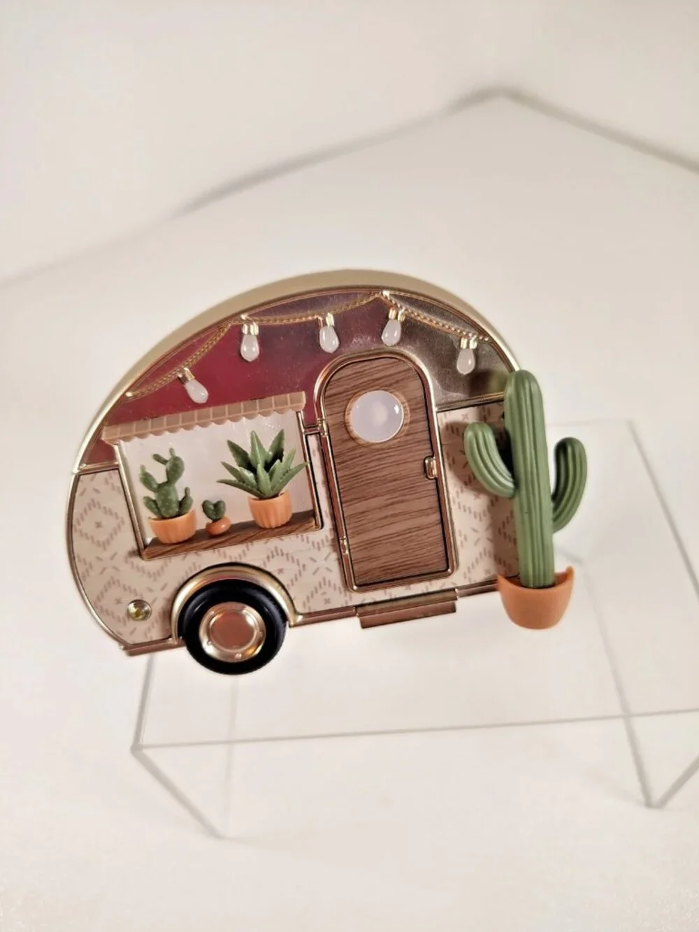 Bath Body Works CAMPER / RV Cactus Succulent Wallflower Plug Nightlight EUC